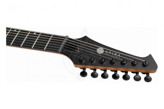 Электрогитара Superstrat SPIRA S-407 MBK - Электрогитара 7 струн - фото 4