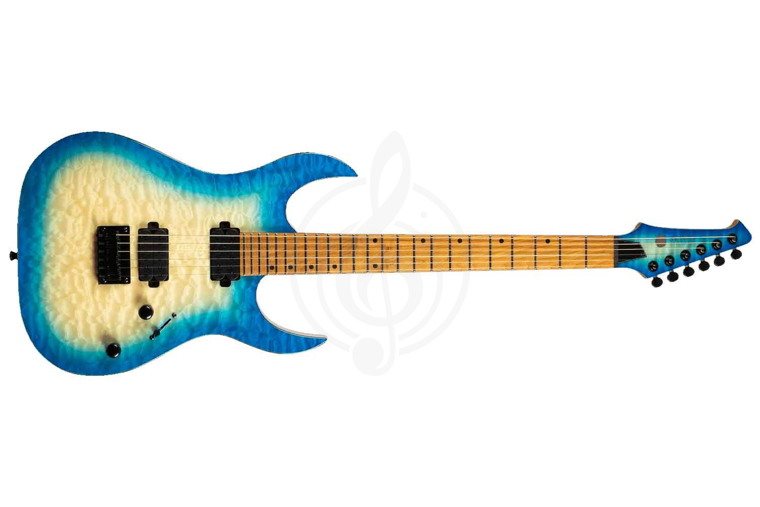 Электрогитара Superstrat SPIRA S-500 QAB - Электрогитара 6 струн - фото 6