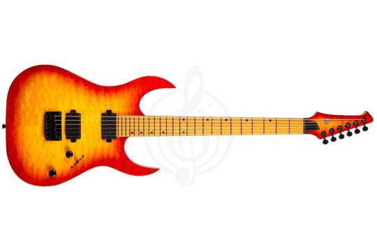 Электрогитара Superstrat SPIRA S-500 QFB - Электрогитара 6 струн - фото 8