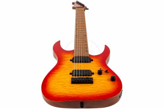 Электрогитара Superstrat Spira S-507 QFB - Электрогитара 7 струн - фото 5