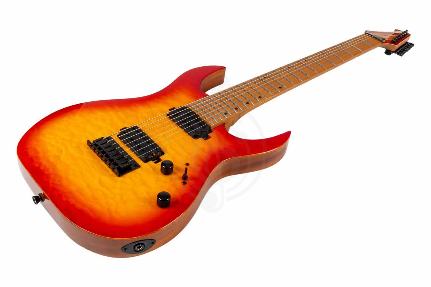 Электрогитара Superstrat Spira S-507 QFB - Электрогитара 7 струн - фото 6